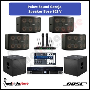 Paket Sound Gereja Speaker Bose 802 V | 4 Speaker dan 2 Subwoofer Bose Paket Sound Gereja Speaker Bose 802 V | 4 Speaker dan 2 Subwoofer Bose